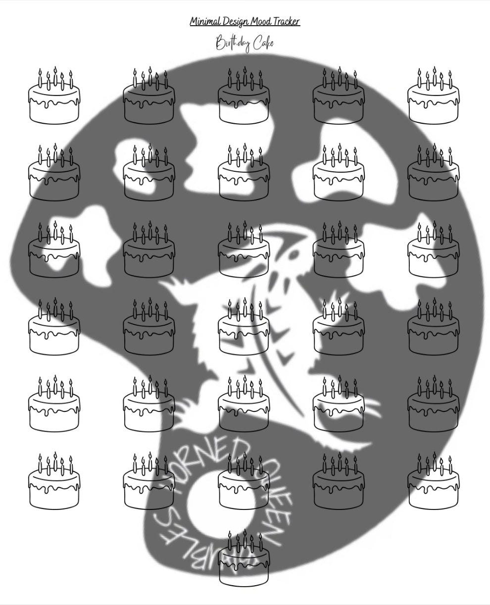 BDay Cake (A5 & Letter)