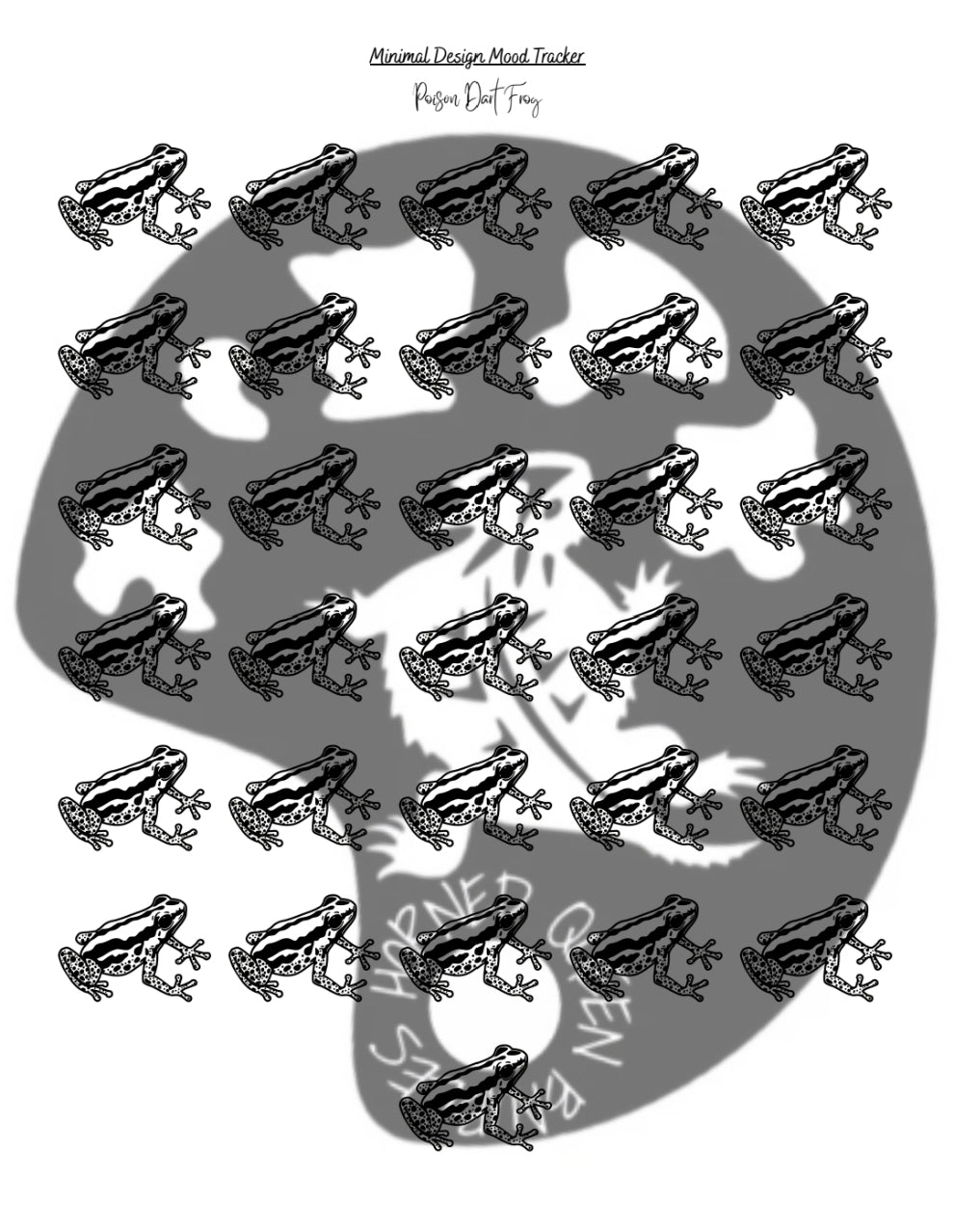 Poison Frogs (A5 & Letter)