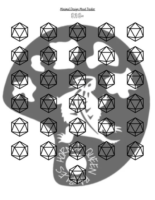 D20 Dice (A5 & Letter)