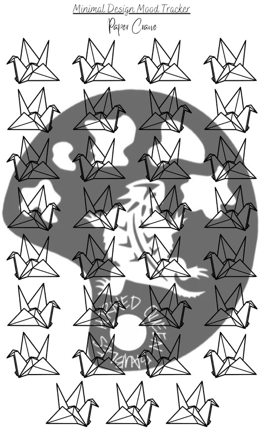 Origami Crane (A5 & Letter)