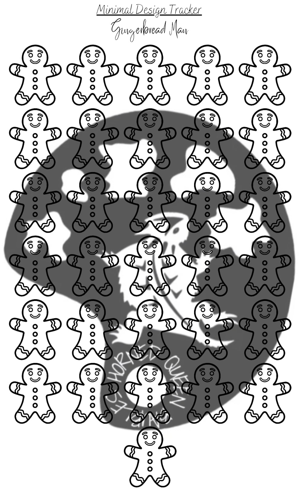 Gingerbread Man (A5 & Letter)