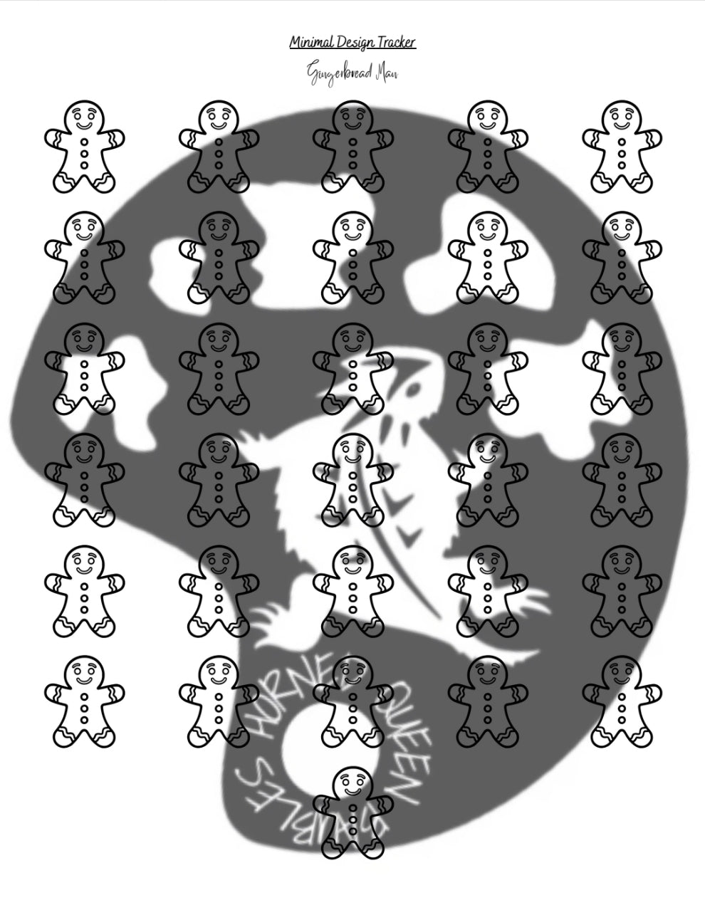 Gingerbread Man (A5 & Letter)